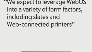 Obviously, HP's CEO Wants to Put WebOS In Printers